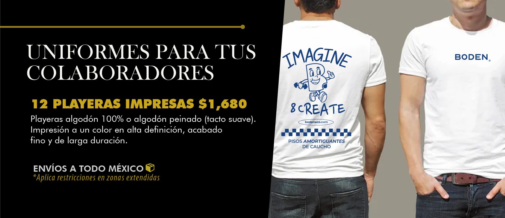 Playeras impresas en serigrafia para mi empresa